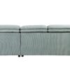 Zavala - Chenille Sectional Sofa With Sleeper & Storage - Light Green - Image 4