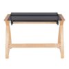 Bentley - Mid-Century Modern Office Desk - Natural / Black - Image 4