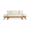 Outdoor Expandable Daybed And Cushions - Teak - Image 11