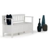 Brooklyn - Entryway Storage Bench - White - Image 9
