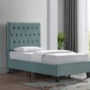 Luma - Twin Upholstered Bed - Light Blue - Image 6