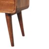 Curved Bedside Table - Caramel - Image 8
