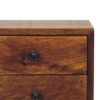 Solis - 2 Drawer Wall Mounted Nightstand - Brown - Image 5