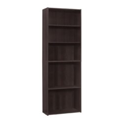 Bookcase 6 Tier For Office - Espresso