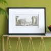 Architecture Wall Art, Wall Decor For Living Room Dining Room Bedroom Hallway - White / Black - Image 5