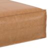 Brody - Extra Large Coffee Table Pouf - Distressed Brown - Image 4