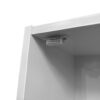 3 Door Storage Utility Cabinet Entryway Living Room Garage Hallway Bathroom Knob Handle - White - Image 4