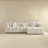 Beatrice - Modern Tufted Right Sectional Sofa - Ivory - Image 3