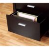 Office File Credenza, Work Office Printer Cabinet With Storage Drawers And File Cabinet - Red Cocoa - Image 2