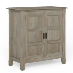 Burlington - Low Storage Cabinet - Distressed Gray