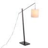 Arturo - Contemporary Floor Lamp - Black / Gray - Image 2