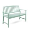 Farmhouse Style Loja Bench Indoor / Outdoor Acacia Wood - Mint - Image 6