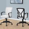 Office Chair, Adjustable Height, Swivel, Ergonomic, Armrests, Mesh, Contemporary And Modern - White - Image 3