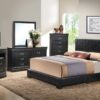 Full Bed For Casual Elegance - Sleek Black - Image 3