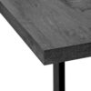 Accent Table, C - Shaped, Contemporary, Versatile Use - Black - Image 6