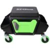 Heavy Duty Mechanic Stool With Wheels And Soft Rubber Cushion And 330Lbs Capacity - Green - Image 2