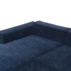 2 Pices Free Combination Minimalist Style Modular Sectional, Wrinkle Resistant Couch Set L Shaped Compressed Sofa For Living Room - Dark Blue - Image 17