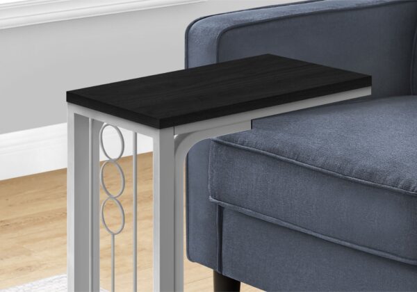 Accent Table, C - Shaped, Transitional - Black