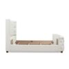 Brooklyn - Queen Tufted Panel Bed Headboard And Footboard Set - Antique White - Image 4