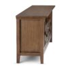 Redmond - TV Media Stand - Rustic Natural Aged Brown - Image 3