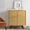 Lowry - Medium Storage Cabinet - Oak Veneer - Image 8