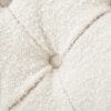 Vintage Style Club Chair, Granular Plush Fabric, Rubber Wood Legs - Almond - Image 10
