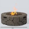 Fiber Reinforced Outdoor Fire Pit - Stone Gray - Image 5