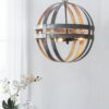 4 Light Galvanized Chandelier, Hanging Light Fixture With Adjustable Chain For Kitchen, Bulb Not Included - Gray - Image 7
