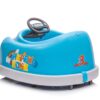 Bumper Car For Kids, 12V Dual Drive 1-6 Years Old Children's Electric Car With Pushrod Dinner Plate USB Bt Music Rocking Horse Mode Anti-Collision Bumper Ride On Car - Blue - Image 6