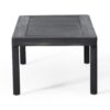 Acacia Wood Outdoor Loveseat And Coffee Table Set With Cushions - Dark Gray - Image 10