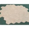 Hexagon Marble Tiles 3D Fluted Stone FS Textured (Set of 12) - Beige / Gold - Image 10