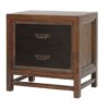 Branson - 2 Drawer Nightstand, Two Tone - Brown - Image 2