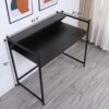 Console Table Narrow Modern Entryway Table Small Behind Couch Table Skinny Sofa Table Hallway Table For Living Room - Black - Image 4