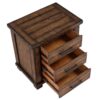 Drawer Reclaimed Solid Wood Framhouse Nightstand - Natural - Image 5