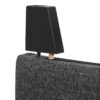 King Size Squares Upholstered Platform Bed - Gray - Image 11