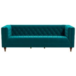 Evelyn - Mid-Century Modern Luxury Chesterfield Sofa - Teal