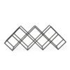 Modern Industrial Tabletop Wine Rack With 7 Bottle Holders - Black - Image 4