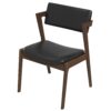 Edwin - Mid-Century Modern Dining Chair (Set of 2) - Black / Brown - Image 13
