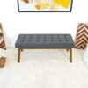 Delilah - Modern Bench - Gray - Image 10