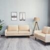 Stationary Loveseat - Beige - Image 10