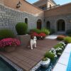 H Style Patio Deck Tiles, Diy Module Interlocking Decking Tiles Floor Tile Outdoor And Indoor, Easy And Quick Installation Court Tiles For Porch Poolside Balcony Backyard 44 Pieces - - Red Brown - Image 6