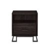 Contemporary 1 Drawer Nightstand - Charcoal - Image 2