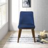 Clove - Dining Chair (Set of 2) - Brown / Navy Blue - Image 2