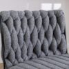 Armless Office Desk Chair No Wheels - Gray - Image 17