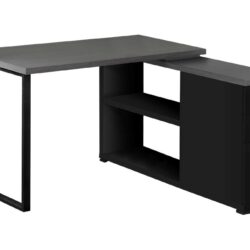 Computer Desk, Home Office, Corner, Left, Right Set - Up, Storage Drawers, L Shape, Laptop, And Contemporary & Modern - Black