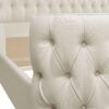 Brooklyn - King Tufted Panel Bed Headboard And Footboard Set - Light Beige - Image 5