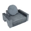 14 Pieces Kids Sofa Modular Play Couch Child Sectional Sofa To Boost Creativity Boys And Girls Diy Creating Playroom Couch Furniture For Toddlers Convertible Foam And Floor Cushion - Gray - Image 9