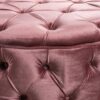 Modern Glam Ottoman With Button Tufted Diamond Stitch - Blush - Image 3
