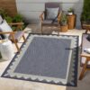 Sunshine - 5'3" X 7'3" Indoor, Outdoor Area Rug - Blue - Image 4