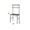 Ensata - Rustic Writing Desk - Black / Oak - Image 6